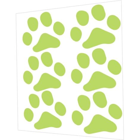 Lot de 2 feuilles d autocollants muraux lumineux en forme de (1/5)