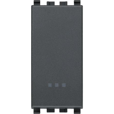 VIMAR - 20008 Pulsante 1P NO 10A grigio