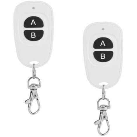 Télécommande Garage Universelle 433MHz EV1527 (2 Canaux, Jusqu'à 50m, Pile Bouton) (1/4)