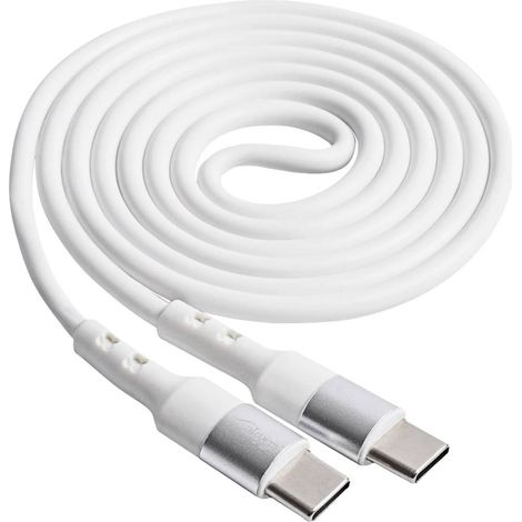 Akyga Cavo USB Spina USB-C®, Spina USB-C® 1.00 m Bianco AK-USB-40 (1/2)
