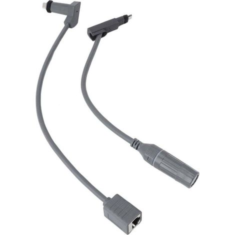 Para cable Starlink RJ45 de 1200 Mbps, 1 conector RJ, 2 adaptadores de extensión SPX a RJ45 para antena parabólica - Crezuo