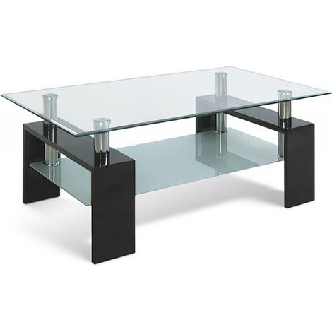 Mesa baja colección MAGY. Mueble tipo CONTEMPORÁNEO color negro. (1/3)