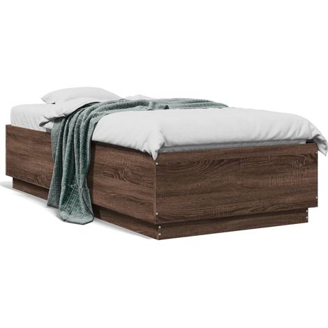 Maison Exclusive - Giroletto Rovere Marrone 75x190 cm in Legno Multistrato