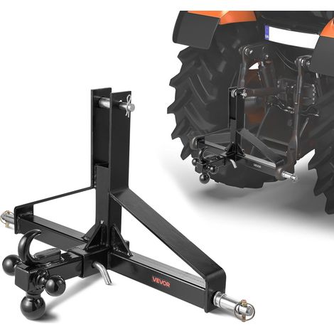VEVOR 3-Punkt-Anhängerkupplung 660x165x450 mm, 3-Punkt-Schnellkupplungsaufsatz, Traktor-Dreipunktaufnahme, kompatibel mit Kubota, Mahindra, Ford, Yanmar, John Deere, Massey Ferguson (1/5)