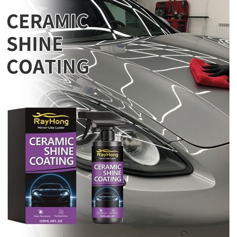 Auto-Keramik-Glanzspray für die tägliche Pflege und Aufbereitung, zum Aufhellen und Polieren von Lackoberflächen. Geeignet für verschiedene Autolacke. – 120 ml -- DE (1/5)