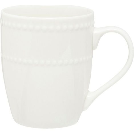 Mug Perle en porcelaine blanche 35 cl
