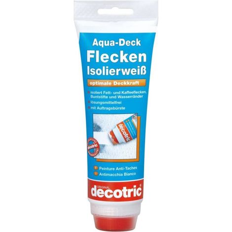 Decotric Aqua-Deck Isolierweiß 250 ml weiß Wandfarbe
