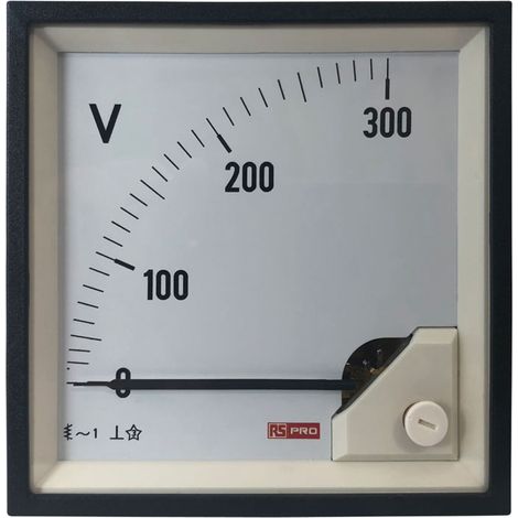 Voltmètre analogique RS PRO, V c.a., 1 % ( Prix pour 1 ) (1/3)