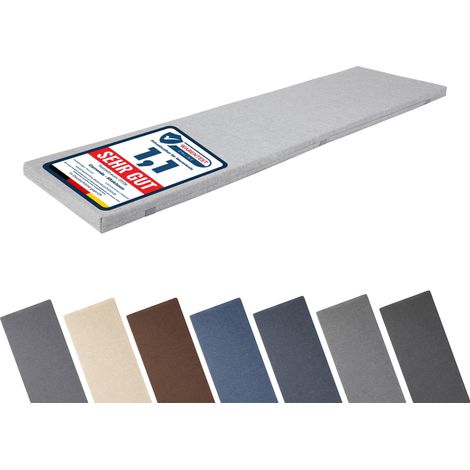 Garronda Coussin Extérieur Imperméable 140x40 cm Gris clair-8 GD-0220