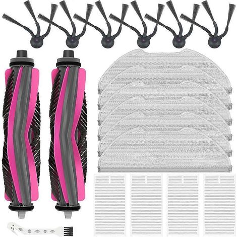 Filtre pour aspirateur brosse pour aspirateur Filtre de brosse pour aspirateur filtre de Eureka E20 Evo Plus (NOT pour E20 Plus) Aspirateur – 2 Main Brosse – 4 HEPA Filtre – 6 Serpillière – 6 Side Bro (1/5)