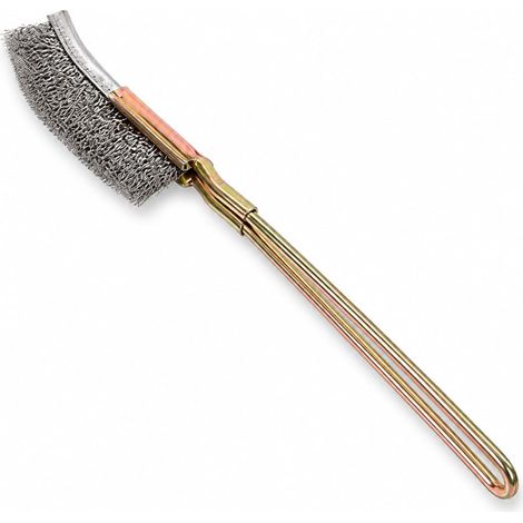Brosse métallique en acier inoxydable pour éliminer la rouille (1/5)
