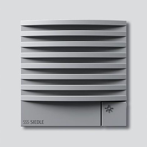 SISTEMA DE ALTAVOCES SIEDLE 1UND PUERTA, 4831380 TLM 612 SM, PLATA TALLIC
