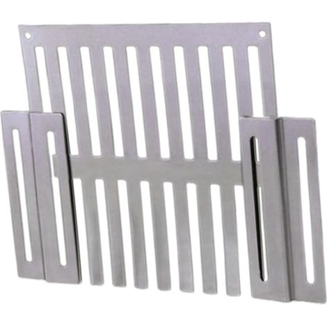 Grille de Drainage latérale coulissante pour Toit et Sol, Couvercle de Drainage Coulissant antiblocage et résistant à l'usure en Acier Inoxydable, 16.7 Cm X 12.5 Cm (1/5)