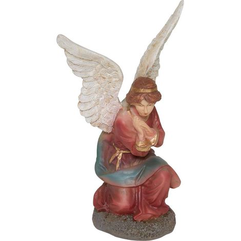 Santon per culla natalizia h.20cm in resina assortita - Atmosphera créateur d'intérieur