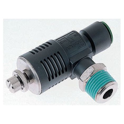 Vanne d'échappement rapide SMC R 1/4 Mâle x6mm 1/4pouce ( Prix pour 1 )