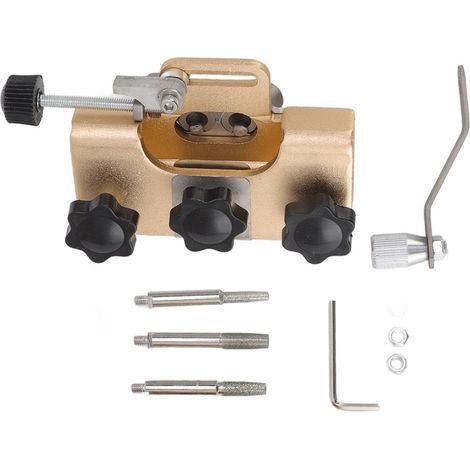 Chainsaw sharpener, lightweight and portable crank chain sharpening jig for electric saws or (1/5)