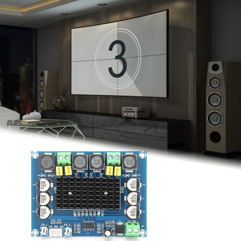 Amplificateur Stéréo Puissant TPA3116 120W+120W, Module Audio Numérique Haute Fidélité pour Home Cinéma