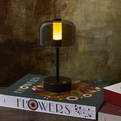 Lampe - HOME DECO FACTORY - Tactile - Rechargeable - Verte (1/5)