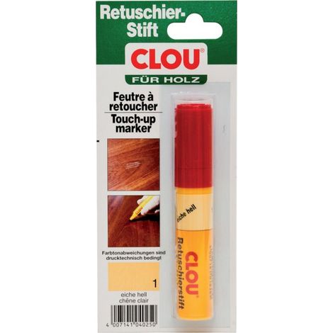 Rotulador de retocar para madera Nr. 1 roble brillante (por 4)