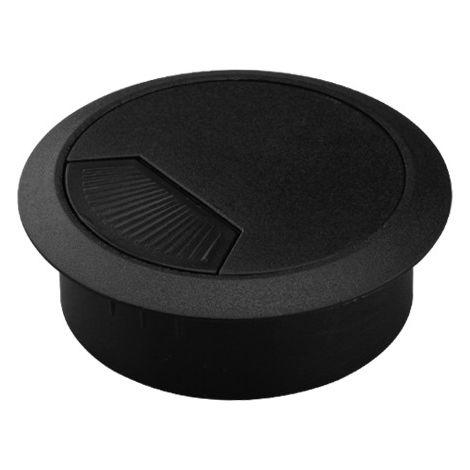 Juego de 6 pasacables para escritorio, tapa para orificio de cables de escritorio de computadora de 60 mm, con sierra de corona de 60 mm (1/5)
