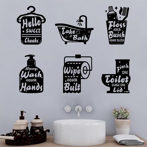 Wandaufkleber fürs Badezimmer (1/5)
