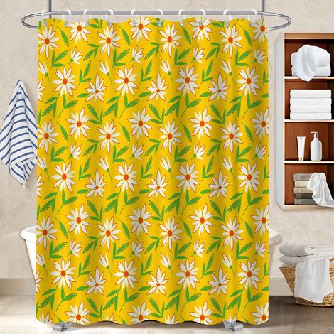 Voile de douche polyester 180x180 artistique polyester pour salle de bain pour les amateurs de déco (1/5)