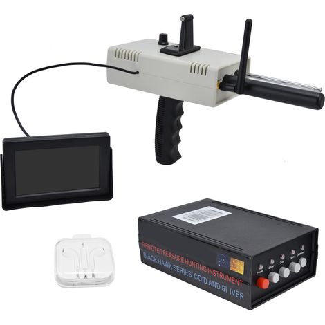 Détecteur de métaux portatif 1500M pour argent, or et diamants - Prise US 100-240V (1/5)