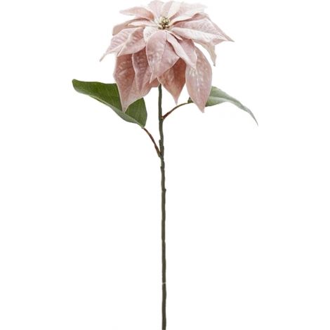 Ramo stella di natale In Velluto Pink H71 Cm addobbi natalizi albero (1/2)