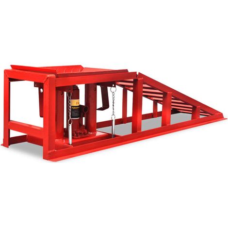 Rampes de réparation auto 2 pcs rouge acier CFW907521 (1/5)