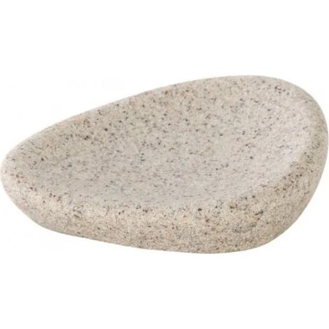 PORTASAPONE IN POLIRESINA MODELLO STONE DIM.CM (LXP):10X6 SABBIA  Idroweb
