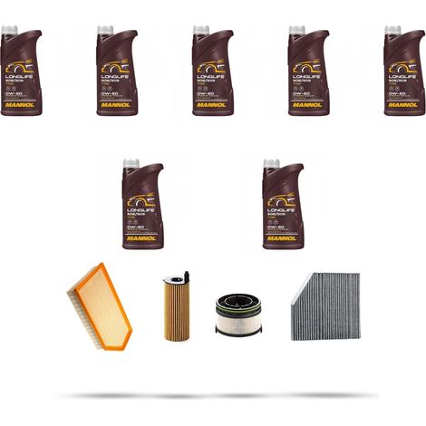 Kit tagliando 4 FILTRI e 7L OLIO compatibile con Mercedes Classe E (W213,S213,A213) E220 D 120kw Dal 2016 (1/5)