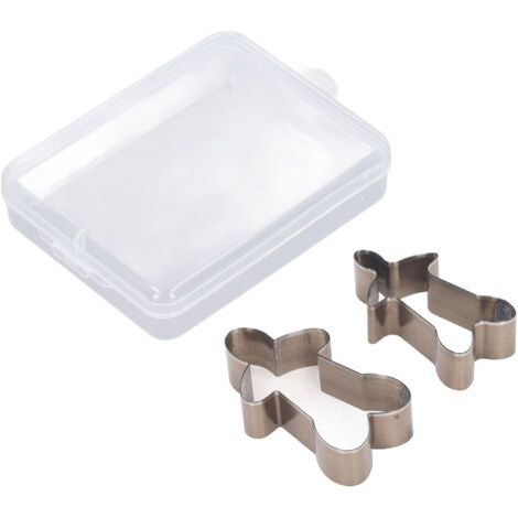 Ensemble de matrices de découpe du cuir, 2 pièces, moules de poinçonnage manuels en forme de poupée haute, outils de bricolage en acier allié (1/5)