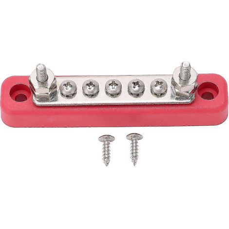 5-poliger 48V 100A Stromverteiler, Hochstrom-Anschlussblock für Schaltungsmodifikationen, Klemmenschiene (1/5)