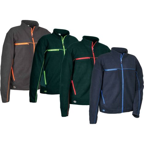 Sudadera polar de trabajo Cofra Asyma - S - Blu