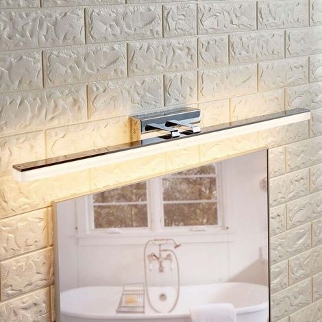 [NEUWERTIG] B-Ware Lucande Wandleuchte LED Spiegelleuchte Julie Lampe Badezimmer chrom 75cm IP44 (1/2)