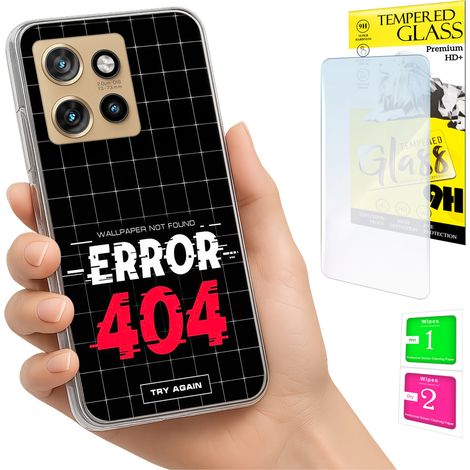 Custodia per Motorola Edge 50 Neo Photo Cover Case Back Case + Vetro 9H (1/5)