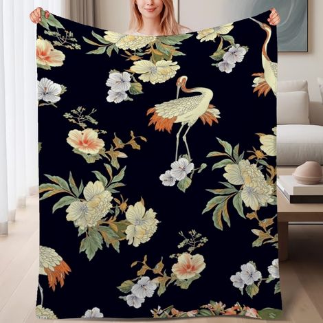 Couverture de lit en polaire, douce et chaude en microfibre printemps-été, décoration de salon, cadeau pour femmes et hommes, 6080 pouces (1/4)