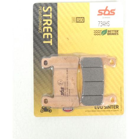 [JAMAIS UTILISE] Plaquette de frein SBS pour Moto Harley Davidson 1745 FXDB Street (1/3)