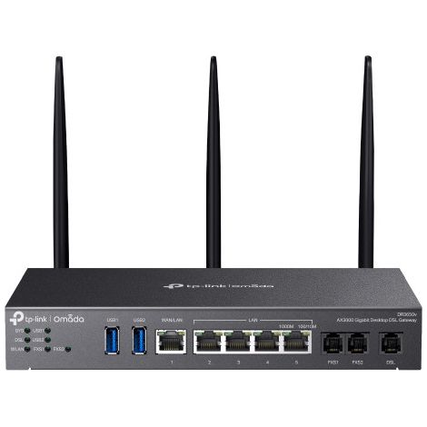 TP-Link Omada AX3000 WLAN-Router Gigabit Ethernet Dual-Band (2,4 GHz/5 GHz) Schwarz