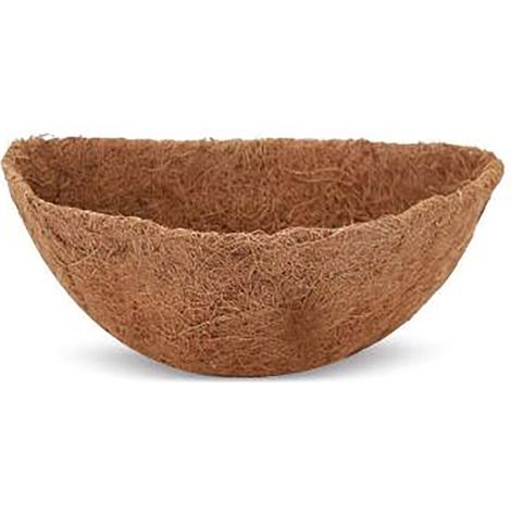 Set mit 3 runden Kokosfasereinsätzen für 30 cm (12 Zoll) große Hängeampeln und -körbe. (1/4)