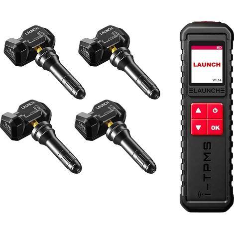 Outil de diagnostic de pression des pneus, connectivité sans fil, compatible avec plusieurs capteurs, TSGUN x 4pcs Capteur-a (1/2)
