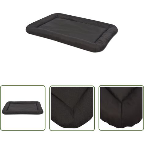 The Living Store Hundebett Größe XXL Schwarz - Hunde Bett - XL Hundebett - XXL Hundebett - Wasserabweisendes Hundebett - PU Beschichtete Hundebett (1/5)
