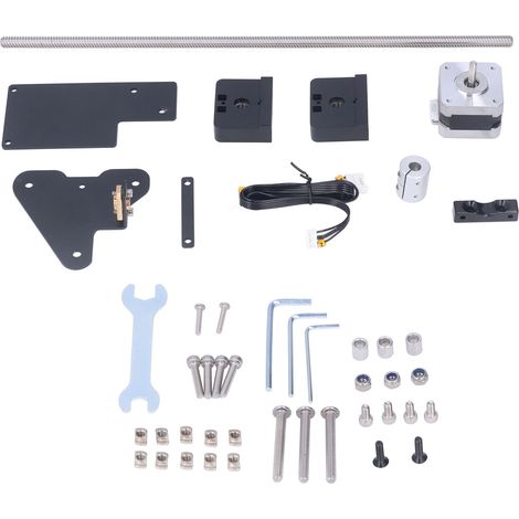Kit de mise à niveau double axes Z avec jeu de supports de moteur pas à pas à vis mère pour imprimante 3D Ender 3