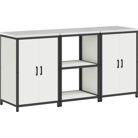 Maison Exclusive - Juego de Almacenamiento de Cocina HATTEM 3 pcs