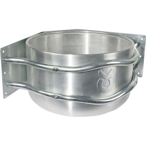 Kerbl Futtertrog 18 L Aluminium Silber 32496 (1/2)