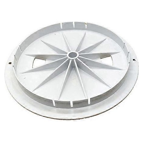 Couvercle de skimmer rond de 10 pouces, couvercle de filtre de rechange pour piscine, pièce détachée pour bonde de fond O (1/4)