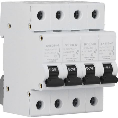 SCB 4P40KA Spannungsschutzschalter Blitzschutz Niederspannungsschutz Luftschalter 230 V–400 V (1/5)