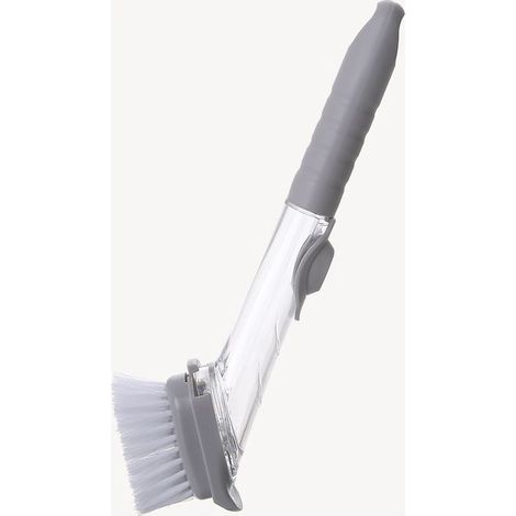 Brosse À Vaisselle - Manche Long Rétractable - Tête Détachable Avec Distributeur De Savon 50 Ml - Pour Évier Cuisine Casseroles Poêles - 1 Pièce (1/5)