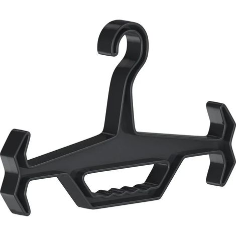 (Noir) Cintre tactique robuste pour gilet porte-plaques, multifonctionnel, en plastique solide, outils de survie très résistants pour l'extérieur (1/4)