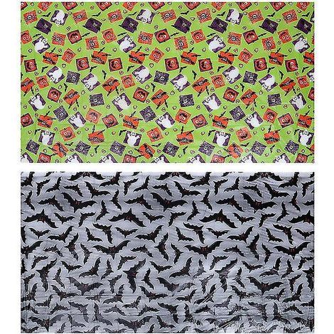 Lot de 2 nappes d'Halloween pour décorations d'Halloween (1/3)